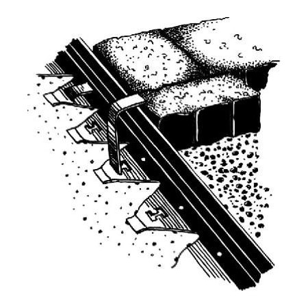 Master Mark Plastics 8' BLK Paver Edger 47208